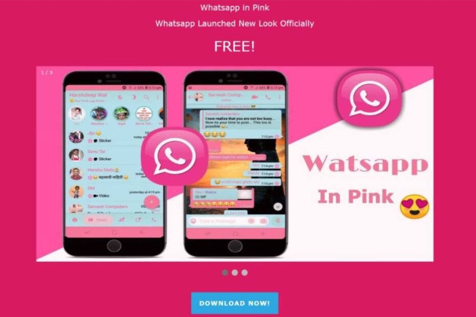 Virus whatsapp pink